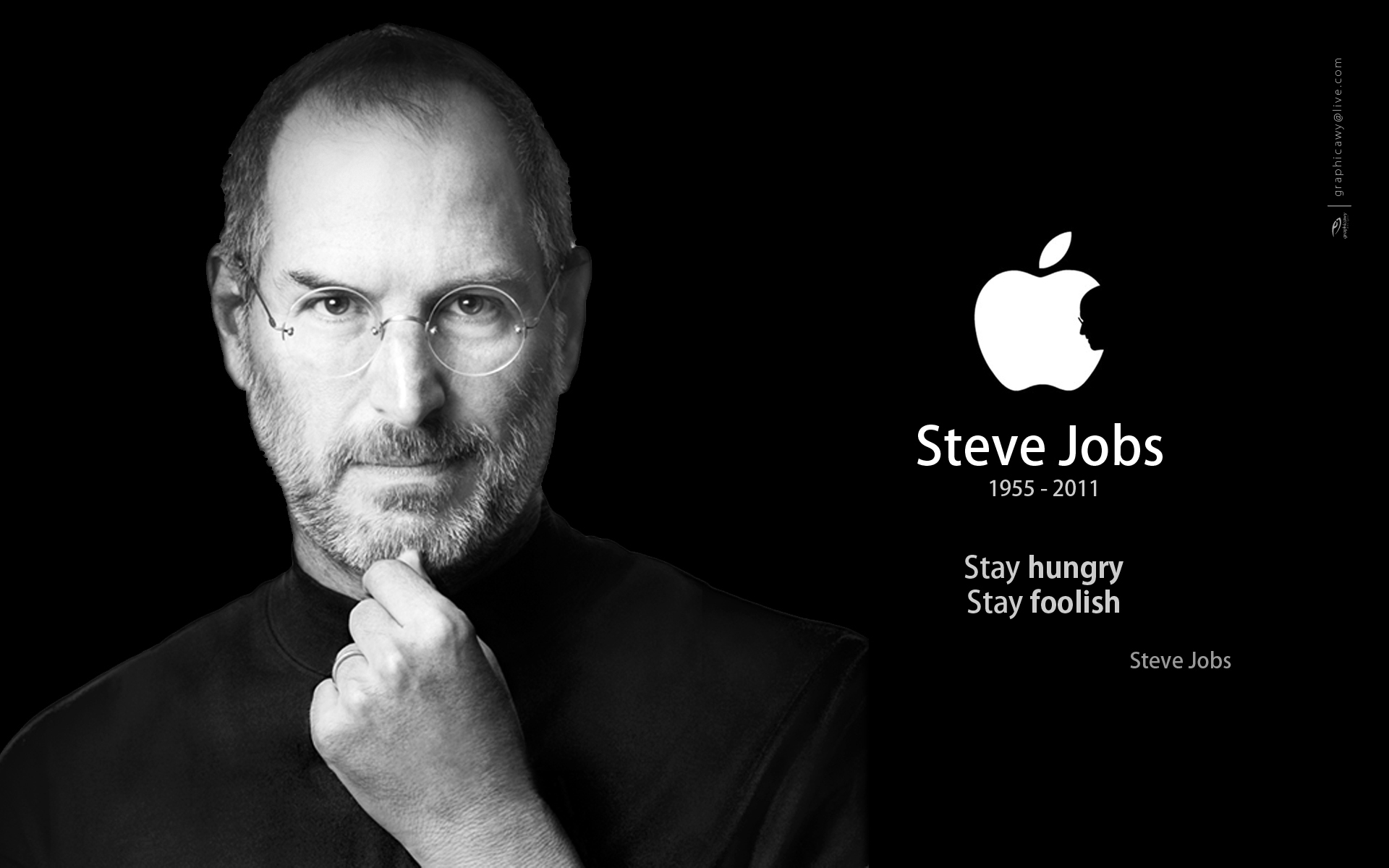 The phrase “Stay Hungry, Stay Foolish,” is an inspirational slogan mentioned by Apple founder Steve Jobs in 2005 at the Stanford Commencement